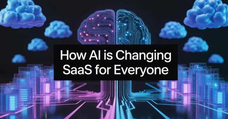 Neon ai brain over city skyline and glowing cloud servers