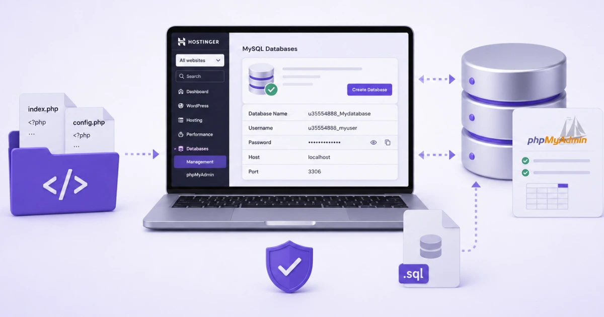Script Stinger How to Create a Hostinger MySQL Database and Connect It to a PHP Script
