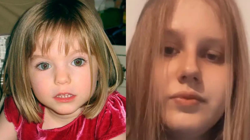 Woman Who Claimed to Be Madeleine McCann Photo Comparison Polish Woman and Madeleine McCann, Side by Side