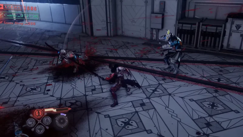 Ninja Gaiden 4 combat, ninja vs two enemies