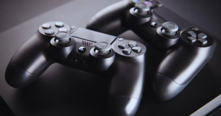 PlayStation controllers representing Sony’s unconfirmed retail game codes for 2028