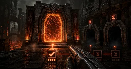 Editorial illustration for Quake Dawn of the Machine storefront availability