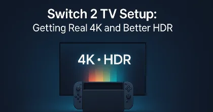 Switch 2 console with 4K HDR