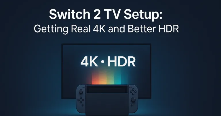 Switch 2 console with 4K HDR