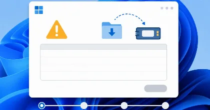 Windows 11 Setup missing SSD drive screen with storage driver loading icon and empty installation drive list.