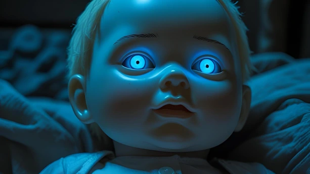Blue baby scary mirror game instructions Baby Blue Game